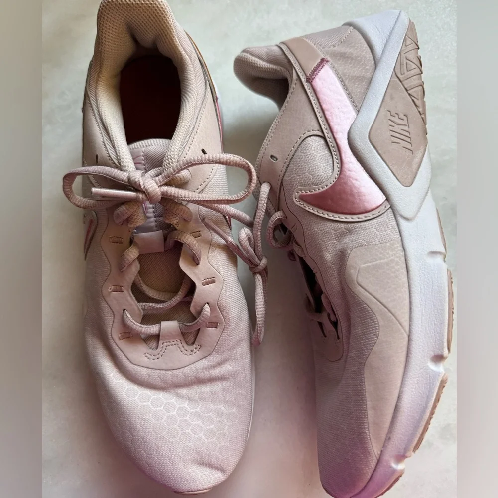 Nike Legend Essential 2 Women's Platinum Violet & White Shoes Size 10.5